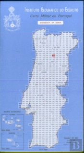 Carta Militar de Portugal (esc.1:25,000) nº 148 - MOIMENTA DA BEIRA