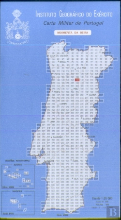 Bertrand.pt - Carta Militar de Portugal (esc.1:25,000) nº 148 - MOIMENTA DA BEIRA