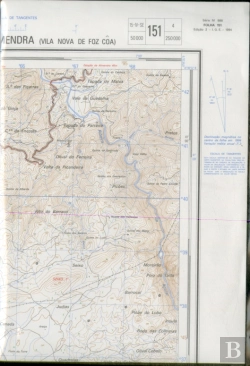 Bertrand.pt - Carta Militar de Portugal (esc.1:25,000) nº 151 - ALMENDRA