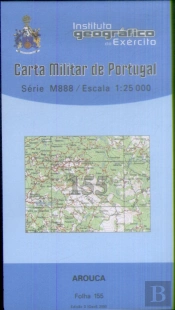 Carta Militar de Portugal (esc.1:25,000) nº 155 - AROUCA