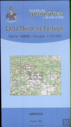 Bertrand.pt - Carta Militar de Portugal (esc.1:25,000) nº 155 - AROUCA