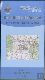 Carta Militar de Portugal (esc.1:25,000) nº 156 - RERIZ