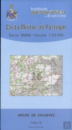 Bertrand.pt - Carta Militar de Portugal (esc.1:25,000) nº 16 - ARCOS DE VALDEVEZ
