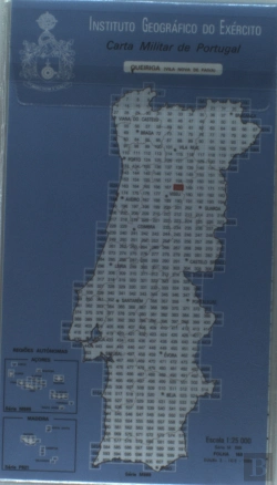 Bertrand.pt - Carta Militar de Portugal (esc.1:25,000) nº 168 - QUEIRIGA