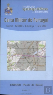 Carta Militar de Portugal (esc.1:25,000) nº 17 - LINDOSO