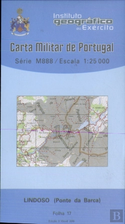Bertrand.pt - Carta Militar de Portugal (esc.1:25,000) nº 17 - LINDOSO