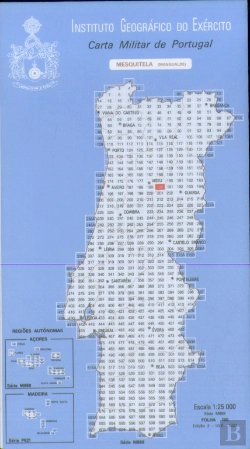 Bertrand.pt - Carta Militar de Portugal (esc.1:25,000) nº 190 - MESQUITELA