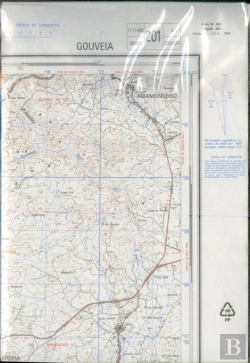 Bertrand.pt - Carta Militar de Portugal (esc.1:25,000) nº 201 - GOUVEIA