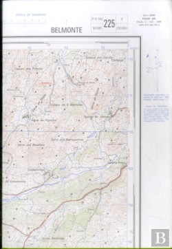 Bertrand.pt - Carta Militar de Portugal (esc.1:25,000) nº 225 - BELMONTE