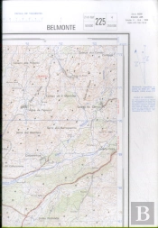 Carta Militar de Portugal (esc.1:25,000) nº 225 - BELMONTE