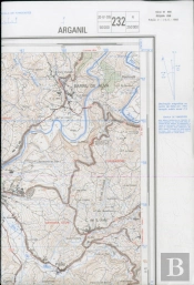 Carta Militar de Portugal (esc.1:25,000) nº 232 - ARGANIL