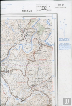 Bertrand.pt - Carta Militar de Portugal (esc.1:25,000) nº 232 - ARGANIL