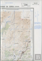 Carta Militar de Portugal (esc.1:25,000) nº 234 - UNHAIS DA SERRA
