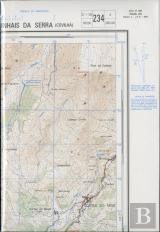 Carta Militar de Portugal (esc.1:25,000) nº 234 - UNHAIS DA SERRA