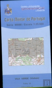 Carta Militar de Portugal (esc.1:25,000) nº 24 - VILA VERDE