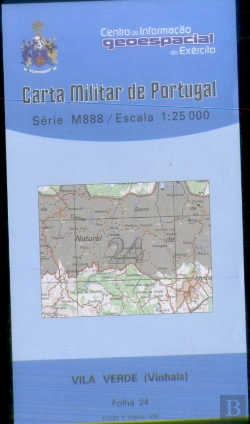 Bertrand.pt - Carta Militar de Portugal (esc.1:25,000) nº 24 - VILA VERDE