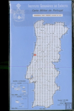 Bertrand.pt - Carta Militar de Portugal (esc.1:25,000) nº 249 - MARINHA DAS ONDAS
