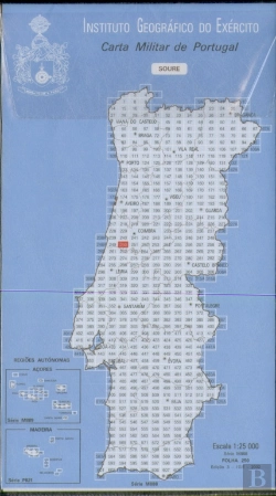Bertrand.pt - Carta Militar de Portugal (esc.1:25,000) nº 250 - SOURE