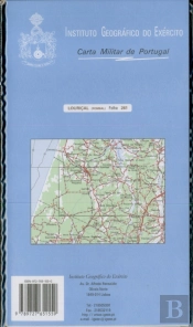 Carta Militar de Portugal (esc.1:25,000) nº 261 - LOURIÇAL