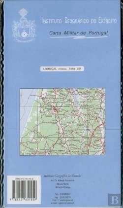 Bertrand.pt - Carta Militar de Portugal (esc.1:25,000) nº 261 - LOURIÇAL