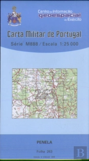 Carta Militar de Portugal (esc.1:25,000) nº 263 - ESPINHAL