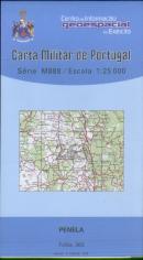 Carta Militar de Portugal (esc.1:25,000) nº 263 - ESPINHAL