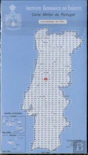 Carta Militar de Portugal (esc.1:25,000) nº 264 - CASTANHEIRA DE PERA