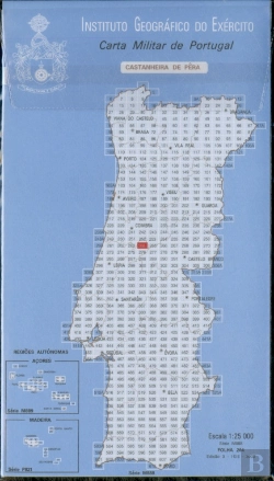 Bertrand.pt - Carta Militar de Portugal (esc.1:25,000) nº 264 - CASTANHEIRA DE PERA