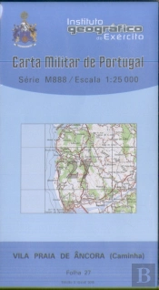 Carta Militar de Portugal (esc.1:25,000) nº 27 - VILA PRAIA DE ANCORA