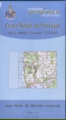 Carta Militar de Portugal (esc.1:25,000) nº 27 - VILA PRAIA DE ANCORA