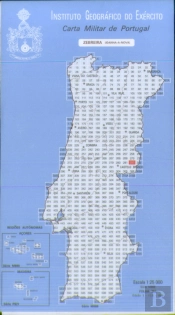 Carta Militar de Portugal (esc.1:25,000) nº 282 - ZEBREIRA (Idanha-a-Nova)