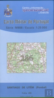 Carta Militar de Portugal (esc.1:25,000) nº 286 - ALBERGARIA DOS DOZE