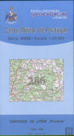 Bertrand.pt - Carta Militar de Portugal (esc.1:25,000) nº 286 - ALBERGARIA DOS DOZE
