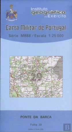 Bertrand.pt - Carta Militar de Portugal (esc.1:25,000) nº 29 - PONTE DA BARCA