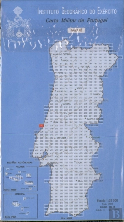 Bertrand.pt - Carta Militar de Portugal (esc.1:25,000) nº 306B - NAZARÉ