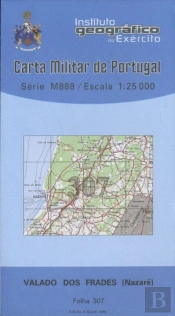 Carta Militar de Portugal (esc.1:25,000) nº 307 - VALADO DOS FRADES