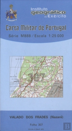 Bertrand.pt - Carta Militar de Portugal (esc.1:25,000) nº 307 - VALADO DOS FRADES