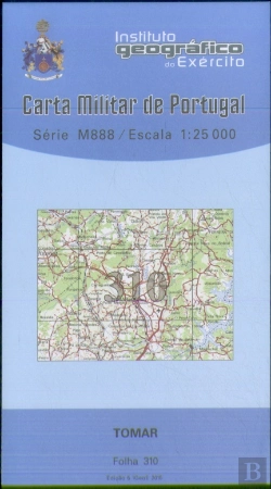 Bertrand.pt - Carta Militar de Portugal (esc.1:25,000) nº 310 - TOMAR
