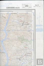 Carta Militar de Portugal (esc.1:25,000) nº 313 - CARVOEIRO