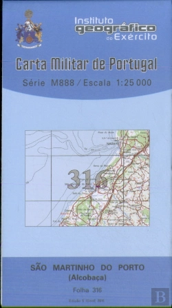 Bertrand.pt - Carta Militar de Portugal (esc.1:25,000) nº 316 - SÃO MARTINHO DO PORTO