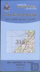 Carta Militar de Portugal (esc.1:25,000) nº 316 - SÃO MARTINHO DO PORTO