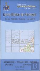 Carta Militar de Portugal (esc.1:25,000) nº 325A/B - RETORTA