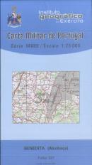 Carta Militar de Portugal (esc.1:25,000) nº 327 - Benedita (Alcobaça)