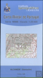 Carta Militar de Portugal (esc.1:25,000) nº 328 - ALCANENA