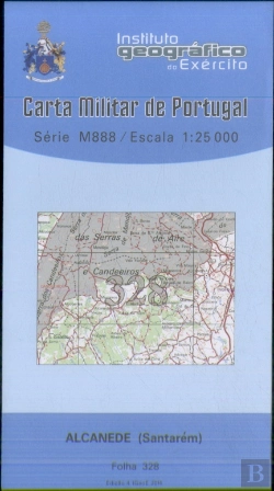 Bertrand.pt - Carta Militar de Portugal (esc.1:25,000) nº 328 - ALCANENA