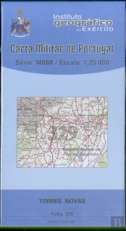 Bertrand.pt - Carta Militar de Portugal (esc.1:25,000) nº 329 - TORRES NOVAS