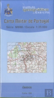 Carta Militar de Portugal (esc.1:25,000) nº 338 - ÓBIDOS