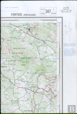 Bertrand.pt - Carta Militar de Portugal (esc.1:25,000) nº 347 - FORTIOS