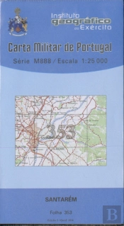 Carta Militar de Portugal (esc.1:25,000) nº 353 - SANTARÉM