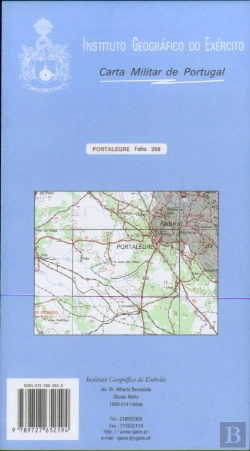 Bertrand.pt - Carta Militar de Portugal (esc.1:25,000) nº 359 - PORTALEGRE